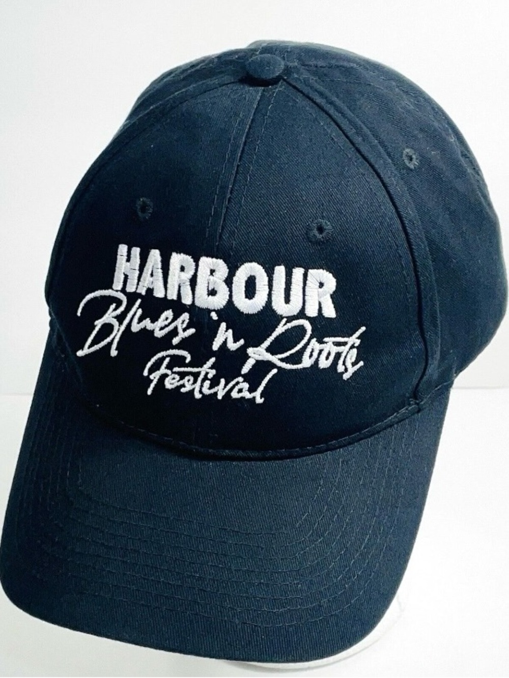 Harbour Blues n Roots Festival Black Embroidered Souvenir Hat Baseball Cap